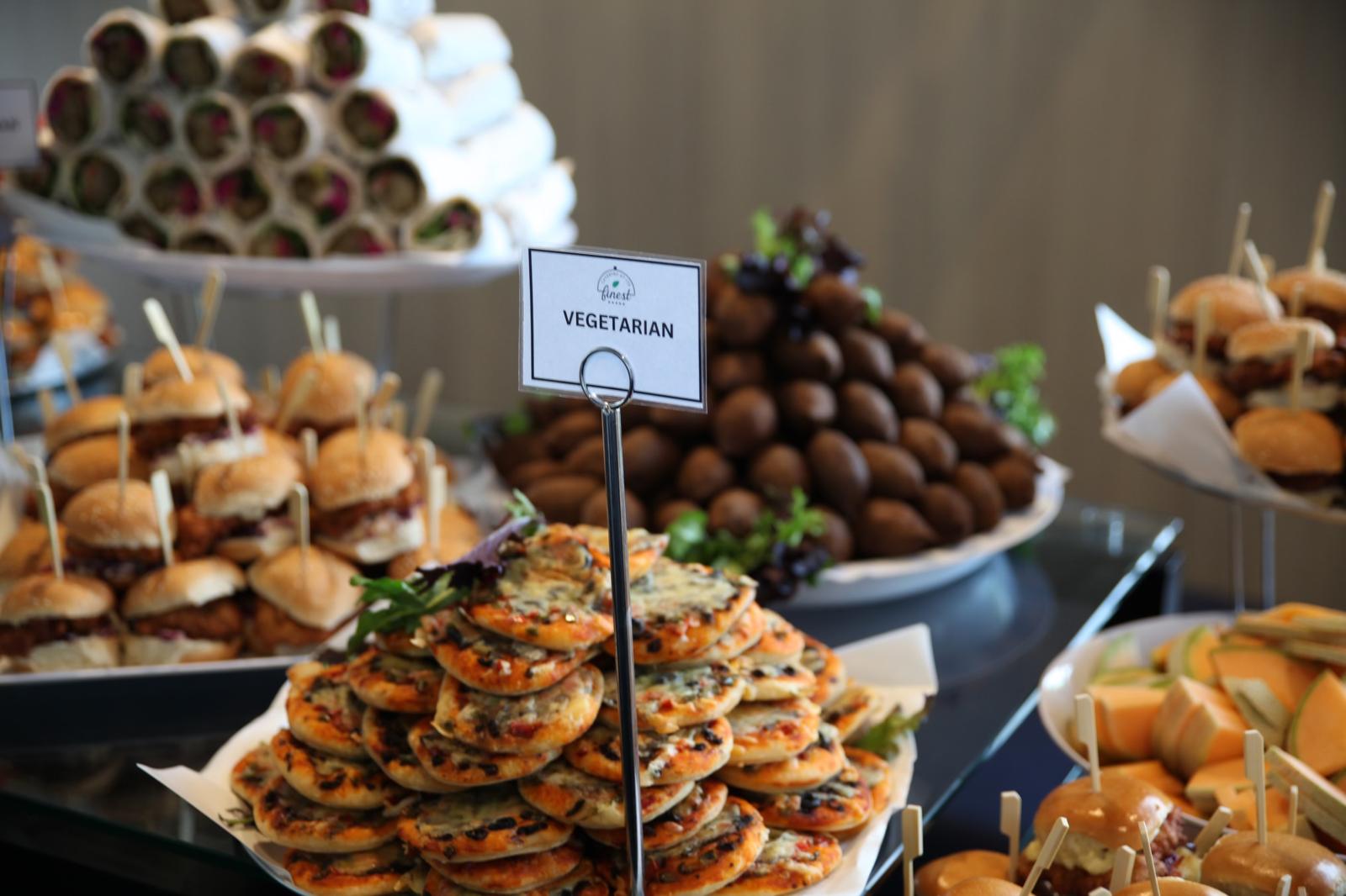 Premium main course presentation with international flavors